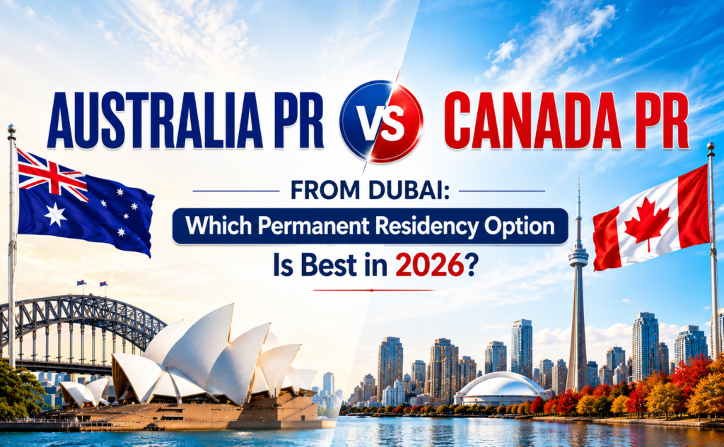Read more about the article Australia PR vs Canada PR from Dubai: Which Permanent Residency Option Is Best in 2026?
