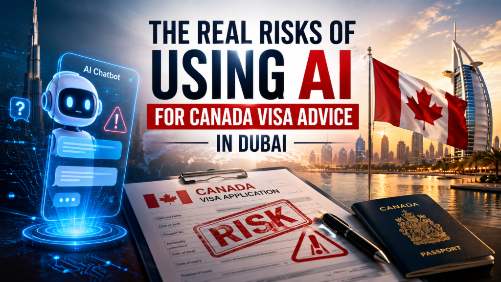 Read more about the article The Real Risks of Using AI for Canada Visa Advice in Dubai