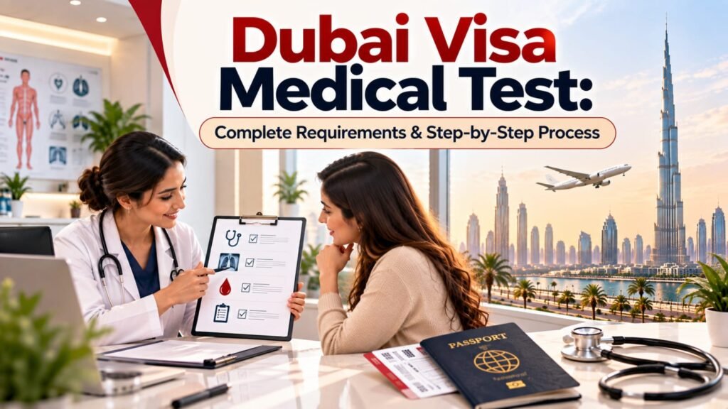 Read more about the article Dubai Visa Medical Test: Complete Requirements & Step-by-Step Process