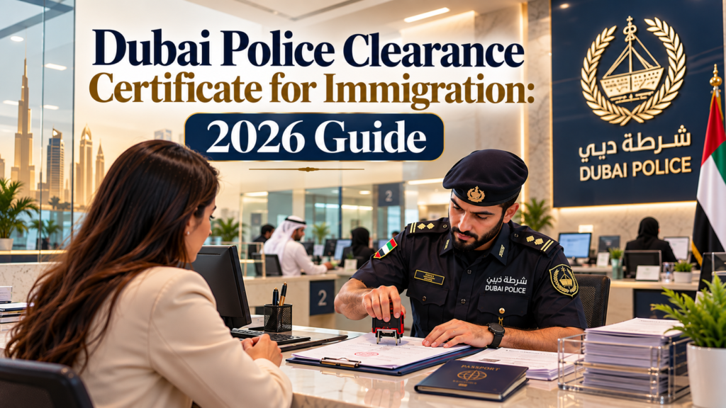 Read more about the article Dubai Police Clearance Certificate for Immigration: 2026 Guide