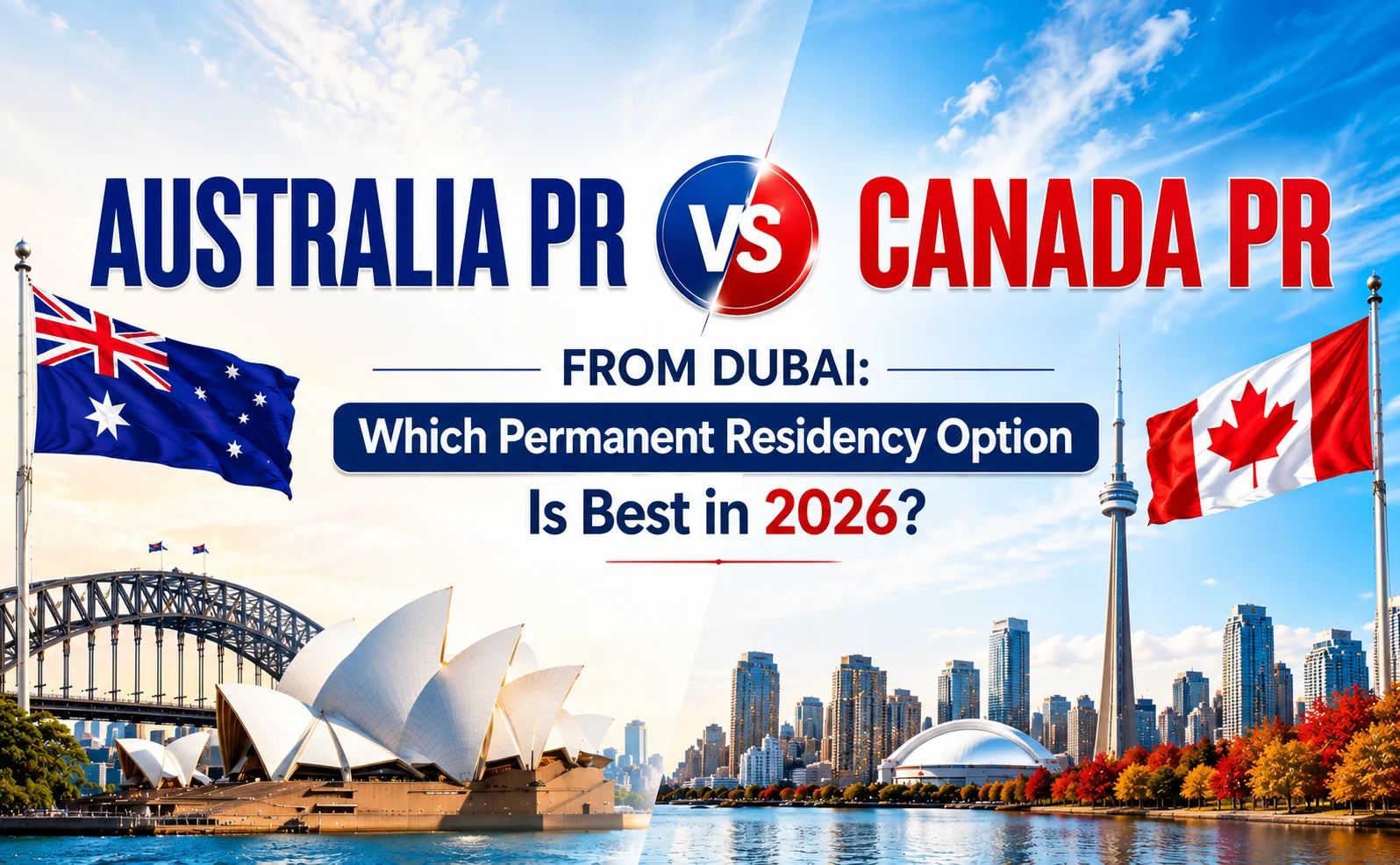 You are currently viewing Australia PR vs Canada PR from Dubai: Which Permanent Residency Option Is Best in 2026?