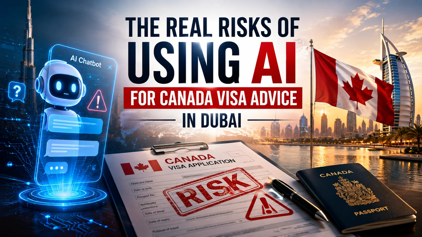 You are currently viewing The Real Risks of Using AI for Canada Visa Advice in Dubai