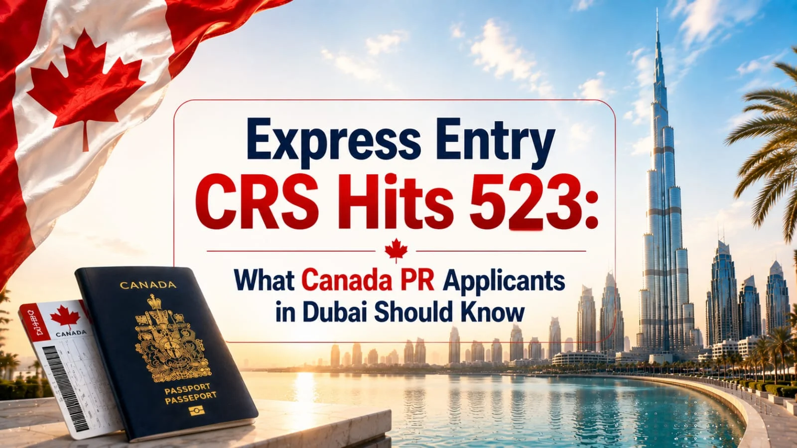 You are currently viewing Express Entry CRS Hits 523: What Canada PR Applicants in Dubai Should Know